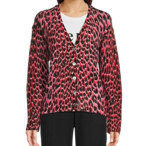 ZADIG & VOLTAIRE NWT 
Mirka Leopard Print Cardigan - Picture 2 of 3